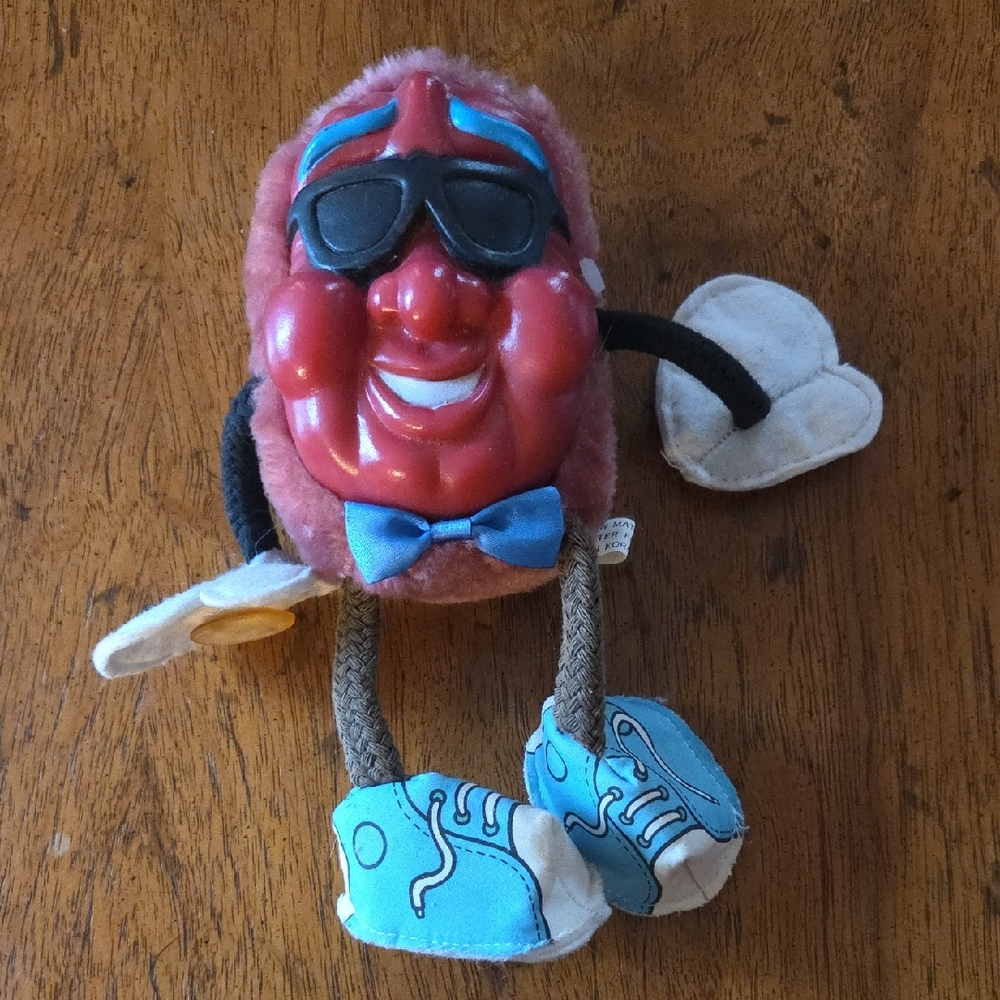 Vintage California Raisin Rubber Face Plush